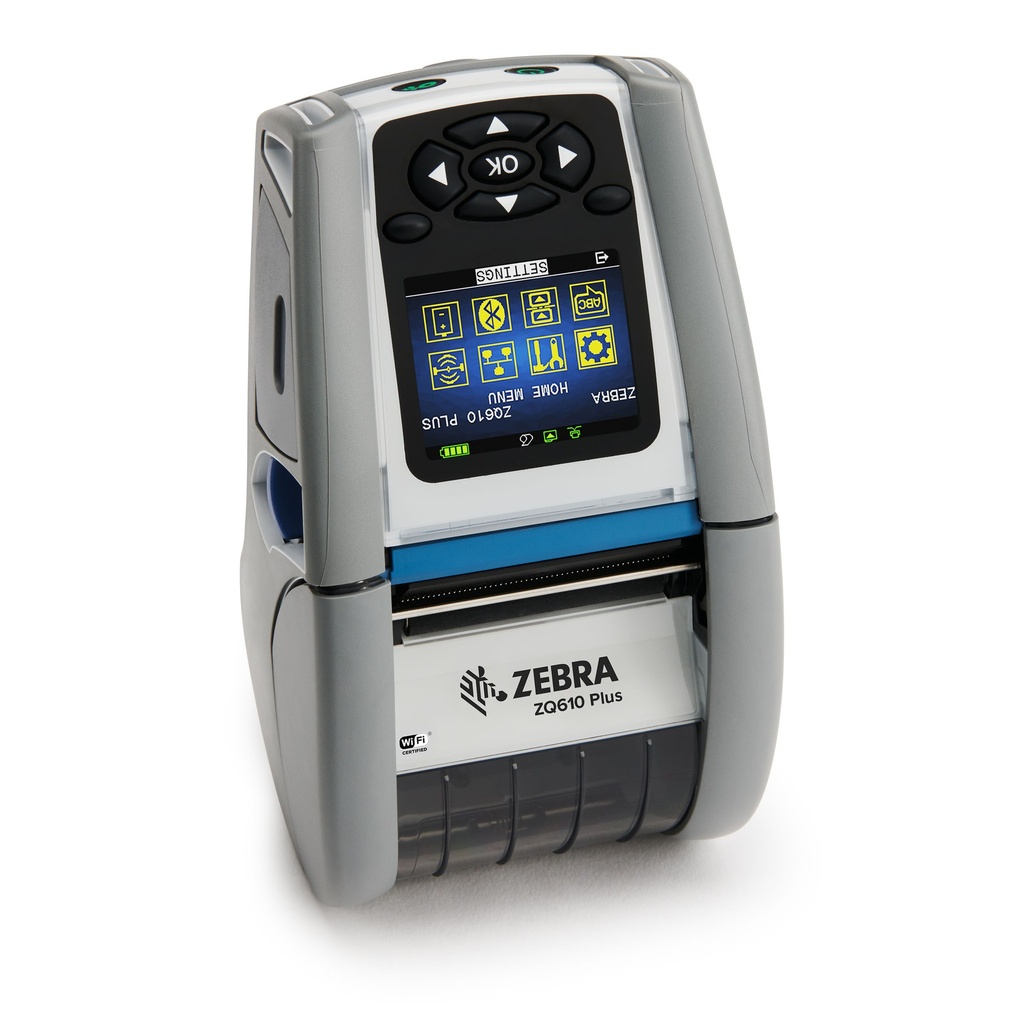 [ZQ61-HUXAE04-00] Zebra ZQ610 Plus Healthcare (Bluetooth 5.x, Wi-Fi 6 (802.11ax))